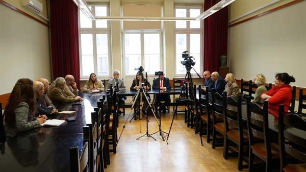 Minister of Foreign Affairs Varsen Shahin  addressed a group of Polish journalists in Poland