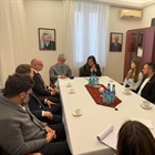 Minister of Foreign Affairs Varsen Shahin met with representatives of international humanitarian organizations at the Palestinian Embassy in Poland