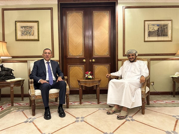 السفير الرويضي يبحث مع وكيل وزارة الخارجية العُمانية الأوضاع السياسية والميدانية
