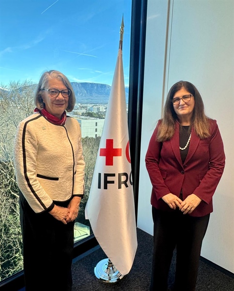Minister Shahin Meets with President of the International Federation of Red Cross and Red Crescent Societies