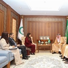 الوزيرة شاهين تلتقي نائب وزير خارجية المملكة العربية السعودية