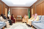 الوزيرة شاهين تلتقي نائب وزير خارجية المملكة العربية السعودية