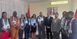 السفير ملوح يستقبل أعضاء اللجنة الأنغولية للتضامن مع الشعب الفلسطيني