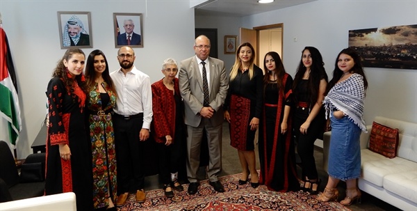 بعثة دولة فلسطين لدى فنلندا تحيي يوم الزي الفلسطيني