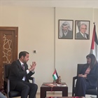 الوزيرة شاهين تلتقي القنصل العام الفرنسي في القدس