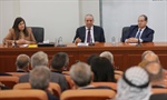 لقاء في وزارة الخارجية جمع عدداً من سفراء دولة فلسطين، برئاسة سيادة نائب رئيس دولة فلسطين ونائب رئيس منظمة التحرير حسين الشيخ، وبحضور مستشار السيد الرئيس للشؤون الدبلوماسية د. مجدي الخالدي