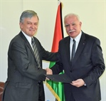الوزير المالكي يَتَسلم نُسخة من أوراق اعتماد سفير الجبل الأسود غير المقيم لدى دولة فلسطين