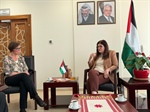 Minister Shahin Meets with Senior Adviser at the European Institute of Peace