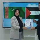 أبو حجلة تبحث مع رئيس معهد اللغات الوطنية في تركمانستان آفاق التعاون الثقافي والأكاديمي