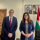 وزيرة الخارجية والمغتربين تستقبل ممثل اليونسكو لدى دولة فلسطين