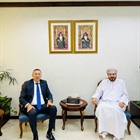 السفير الرويضي يُطلع مسؤولا عُمانيا على الأوضاع في فلسطين