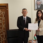 الوزيرة شاهين تتسلّم نسخة عن أوراق اعتماد سفير جمهورية الصين الشعبية الجديد لدى دولة فلسطين