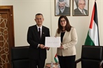 Minister Shahin Receives Copy of Credentials from the New Chinese Ambassador to the State of Palestine