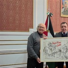 السفير الحلبي يستقبل الحائز على نوبل للسلام أدولفو بيريز إسكيفيل في بوينس آيرس