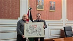 السفير الحلبي يستقبل الحائز على نوبل للسلام أدولفو بيريز إسكيفيل في بوينس آيرس