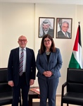 الوزيرة شاهين تودّع سفير المكسيك لدى دولة فلسطين بمناسبة انتهاء مهامه الرسمية
