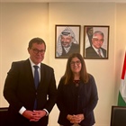 الوزيرة شاهين تودّع ممثل التشيك لدى فلسطين