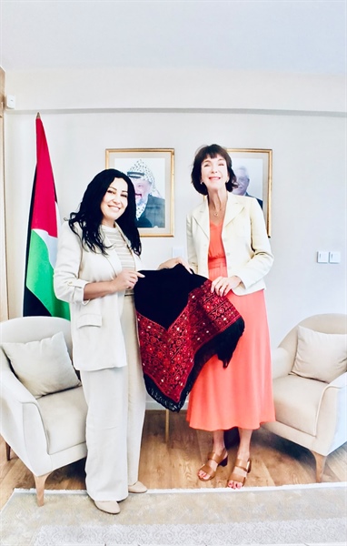 سفيرة دولة فلسطين تبحث مع المنسقة المقيمة للأمم المتحدة في البوسنة والهرسك تعزيز التعاون المشترك