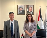الوزيرة شاهين تلتقي سفير فيتنام لدى دولة فلسطين