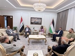سفيرة دولة فلسطين لدى العراق تستقبل وفد من التيار الإجتماعي الديمقراطي