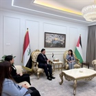 السفيرة عوض الله تطلع مسؤول في حكومة كوردستان العراق على الجرائم المتواصلة في فلسطين