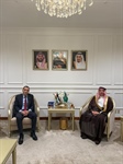 السفير شبلي يبحث مع نظيره السعودي لدى منظمة التعاون الإسلامي تعزيز التنسيق المشترك