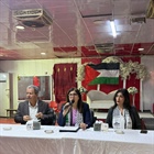 وزيرة الخارجية تلتقي ابناء شعبنا من الجالية واللاجئين الفلسطينيين في بغداد