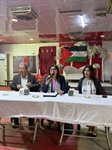 وزيرة الخارجية تلتقي ابناء شعبنا من الجالية واللاجئين الفلسطينيين في بغداد