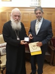 السفير طوباسي يلتقي رئيس اساقفة اليونان