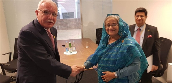 المالكي يطلع رئيسة وزراء بنجلادش على آخر المستجدات السياسية