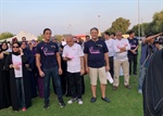 السفير جرادات يشارك في مسيرة المشي للوقاية من السرطان بمسقط