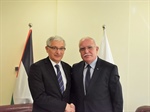 الوزير المالكي يلتقي القائم بأعمال القنصلية التركية الجديد المعتمد لدى دولة فلسطين