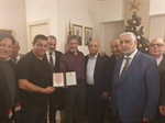 السفير طوباسي يلتقي لجنة رجال الاعمال للجاليات الفلسطينية بأوروبا