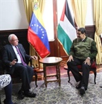 Venezuelan President Maduro renews his country's commitment to support  and stand with the Palestinian people
