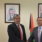 Ambassador Shamieh meets with the representative of the Democratic Socialist Republic of Sri Lanka for the State of Palestine