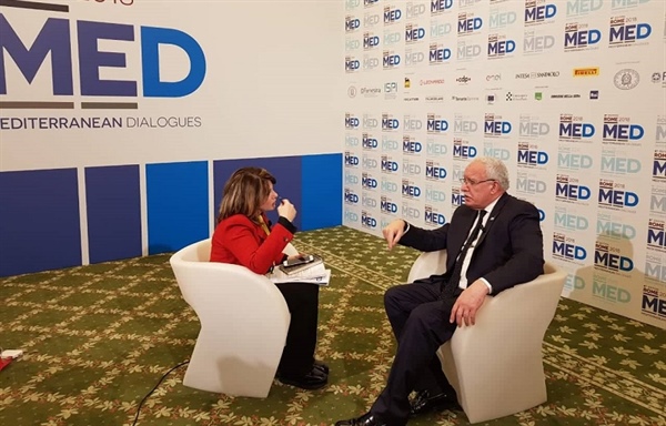 المالكي يشارك في مؤتمر “حوارات المتوسط” في العاصمة الايطالية روما