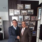 اجتماع السفير المذبوح مع رئيس جمهورية بلغاريا السابق روسن بليفنيلييف.