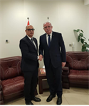 المالكي يستقبل السفير المغربي لدى دولة فلسطين