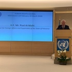 الوزير د.المالكي خلال كلمته بمجلس حقوق الانسان: الاحتلال الاستعماري يزداد توحشا بتشجيع مباشر من أميركا
