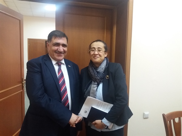 السفير ترشحاني يطلع مسؤولا في الخارجية الأوزبكية على آخر التطورات في فلسطين