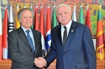 Malki receives his Italian counterpart and informs him about the latest developments