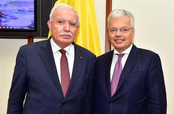 Malki meets with his Belgian counterpart and informs him about the latest developments.