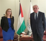وزارة الخارجية والمغتربين : المالكي يتسلم اوراق اعتماد ممثلة كندا الجديدة لدى فلسطين