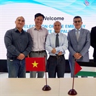 السفير الطميزي يلتقي بمدير ورئيس المجلس العلمي للمعهد الفرانكوفوني التابع لجامعة فيتنام الوطنية