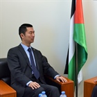 Ambassador Shamieh discusses the development of bilateral relations with the Chinese ambassador to the state of Palestine.