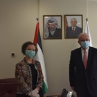 اجتماع معالي وزير الخارجية مع الممثلة الخاصة لمنظمة الأمم المتحدة للطفولة (اليونيسيف) في فلسطين