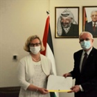 المالكي يتسلم أوراق اعتماد مدير مكتب تمثيل جمهورية فنلندا لدى فلسطين
