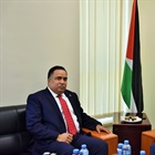 Ambassador Shamieh represents the political situation with the representative of India