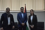 رئيس المراسم الرمحي تستقبل نائب السفير الاردني