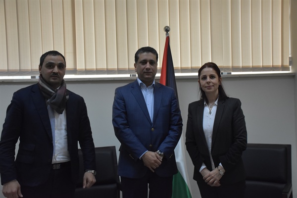 رئيس المراسم الرمحي تستقبل نائب السفير الاردني